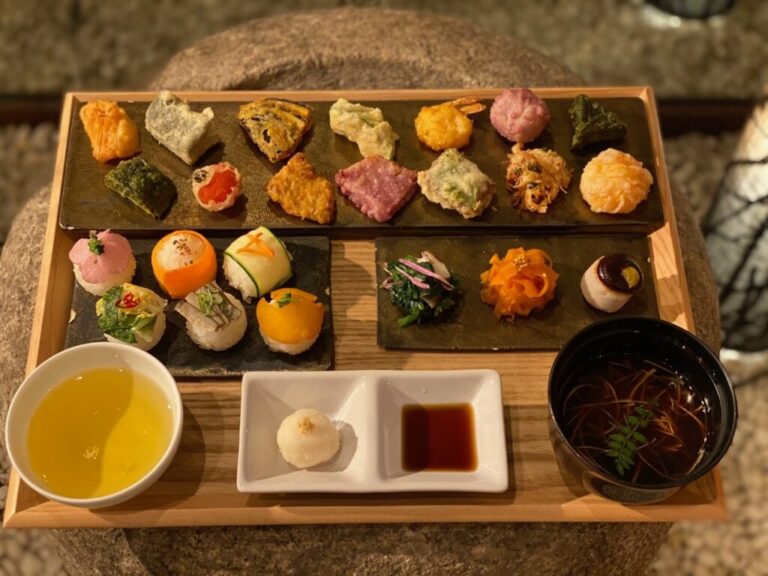 天ぷらと手まり寿司  都